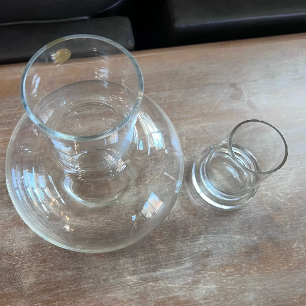 N⃨I⃨C⃨E⃨ Polish Made Glass Water Carafe Bedside Hotel Style ‼️ - Picture 7 of 7